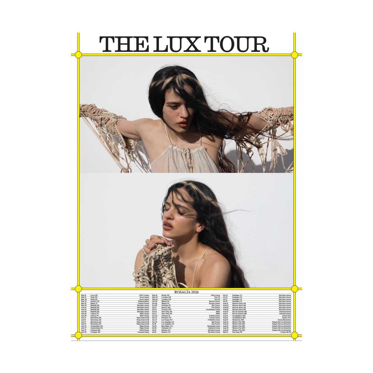 LUX Tour Póster - Exclusivo Tienda Online